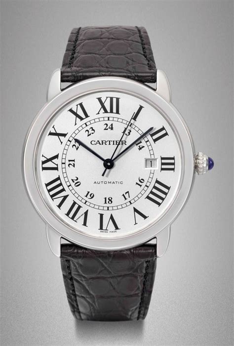 Signed Cartier, Automatic, Ronde Solo model, ref. 3517, case no 